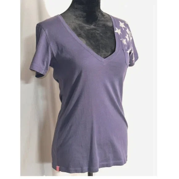 Gap Shirt, Stars, Blue T-Shirt, Size Small - Picture 3 of 6